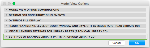 Custom-made Model View Options object | GRAPHISOFT GDL Center